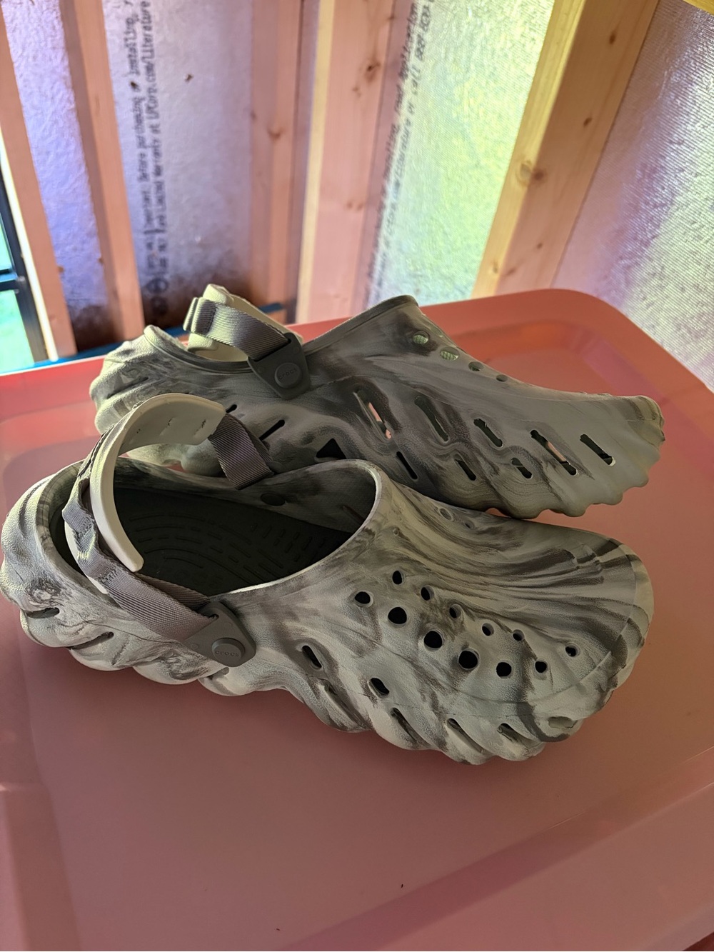 Crocs ECHO MARBLED CLOG Moonlight Men's 12